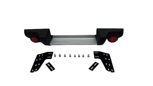MITSUBISHI L200- PICK UP- 06/15; Parachoques Trasero (Aluminio/Con Reflector/Con Soportes Conexión) (EAGLE BODY) — OEM 6410A233