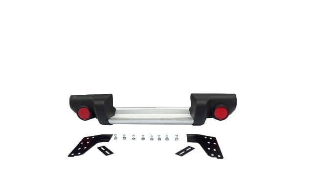 MITSUBISHI L200- PICK UP- 06/15; Parachoques Trasero (Aluminio/Con Reflector/Con Soportes Conexión) (EAGLE BODY) — OEM 6410A233